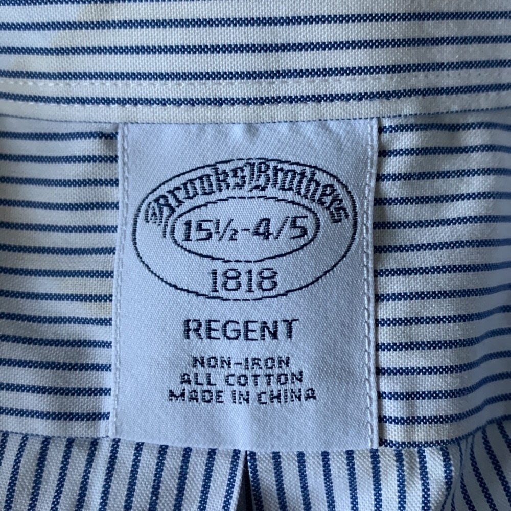 Brooks Brothers 1818 Regent Button Down - Picture 2 of 3